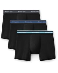 Tommy John - 3-Pack Comfort Micro 4-Inch Boxer Briefs - Lyst