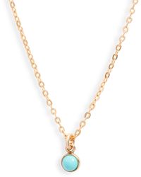 SET & STONES - River Turquoise Pendant Necklace - Lyst