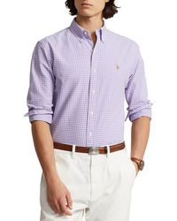Polo Ralph Lauren - Gingham Cotton Oxford Button-down Shirt - Lyst