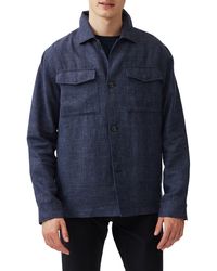 Rodd & Gunn - Cascades Linen & Wool Overshirt - Lyst