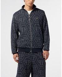 Philipp Plein - Jacquard Tracksuit Jacket Monogram - Lyst