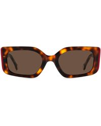 Carolina Herrera - 53mm Rectangular Sunglasses - Lyst