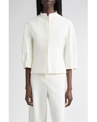 Max Mara - Nastro Knit Peplum Jacket - Lyst