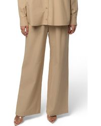 JLUXLABEL - Leon Pleated Wide Leg Pants - Lyst