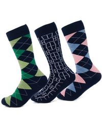 Cufflinks Inc. - Hidden Message Assorted 3-Pack Socks - Lyst