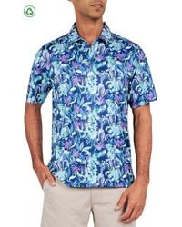 Con.struct - Regular Fit Exotic Bird Print Recycled Performance Golf Polo - Lyst