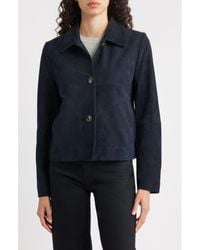 Bernardo - Crop Suede Jacket - Lyst
