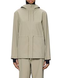 Rains - Suva Hardshell Waterproof Hooded Rain Jacket - Lyst