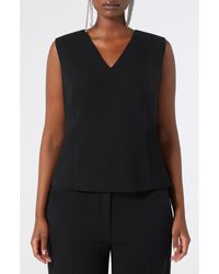 Marina Rinaldi - Faenza V-Neck Sleeveless Top - Lyst