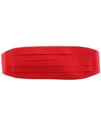 Trafalgar - Sutton Solid Silk Cummerbund - Lyst