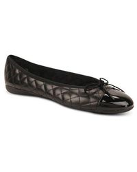 Paul Mayer - Best Cap Toe Quilted Ballet Flat - Lyst