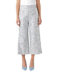 English Factory - Sequin Tweed Culottes - Lyst