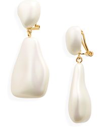 Lele Sadoughi - Wilma Holographic Imitation Pearl Drop Earrings - Lyst