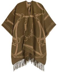 ZZDNU Lauren Ralplh Lauren - Equestrian Jacquard Oversized Ruana - Lyst