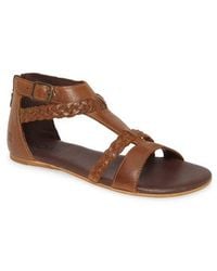 Roan - Posey Braided V-Strap Sandal - Lyst
