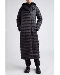 Max Mara - Novet The Cube Reversible Hooded Long Down Coat With Two Belts - Lyst