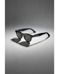 Classicharms - No.1 Noir Round Frame Sunglasses - Lyst