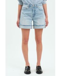 DAZE - Easy Rider High Waist Relaxed Denim Shorts - Lyst