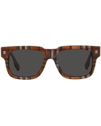 Burberry - Hayden 54mm Rectangular Sunglasses - Lyst