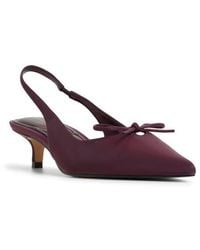 ALDO - Azizza Slingback Pointed Toe Kitten Heel Pump - Lyst