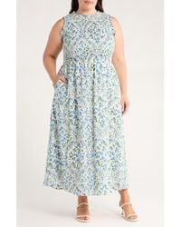 Sugarlips - Hilo Floral Print Sleeveless Maxi Dress - Lyst