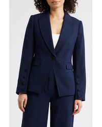Tahari - One-Button Blazer - Lyst