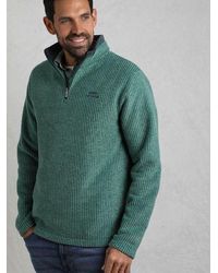 Weird Fish - Newark 1/4 Zip Grid Fleece - Lyst