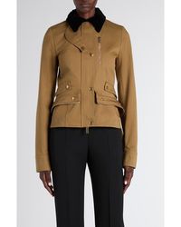 McQueen - Kickback Cotton Herringbone Jacket - Lyst