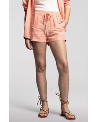 WEEKEND LOS ANGELES - Maxime Linen Blend Drawstring Shorts - Lyst