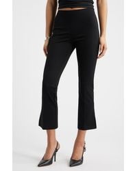 Open Edit - Kick Flare Stretch Twill Pants - Lyst