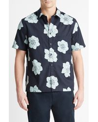 Vince - Apple Blossom Short Sleeve Button-up Shirt - Lyst