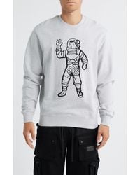 BBCICECREAM - Bb Astronaut Embroidered Cotton Crewneck Sweatshirt - Lyst