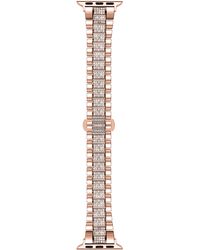 The Posh Tech - Kristina Bling Stainless Steel Apple Watch Watchband - Lyst