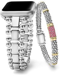 Lagos - Smart Caviar Apple Watch Band & Rope Bracelet Set - Lyst