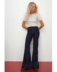 H&M - Flared High Jeans - Lyst
