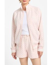 Guess - Aggie Full Zip Sweatshirt - Lyst