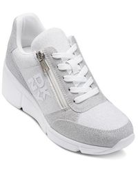 DKNY - Sorvino Wedge Sneaker - Lyst