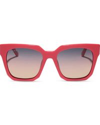 DIFF - Ariana 54Mm Gradient Square Sunglasses - Lyst