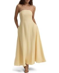 FAVORITE DAUGHTER - The Favorite Strapless Maxi Dress - Lyst