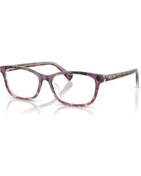 Ralph - 55Mm Rectangle Optical Glasses - Lyst
