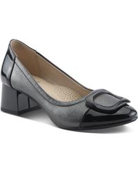 AZURA BY SPRING STEP - Babysteps Two-Tone Cap Toe Pump - Lyst
