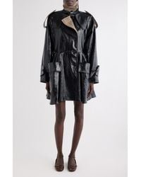 Chloé - Linen & Virgin Wool Blend Riding Coat - Lyst