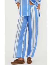 Beach Riot - Audley Stripe Linen Cover-Up Pants - Lyst