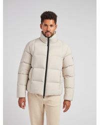 Jacket - Cloud Long Sleeve Puffer Racer Jacket - Lyst