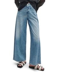 Rag & Bone - Miramar Sofie High Waist Ankle Wide Leg Cotton Terry Sweatpant Jeans - Lyst