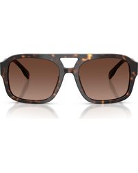 Tory Burch - Miller Navigator Sunglasses - Lyst
