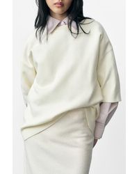 Mango - Rama Short Sleeve Crewneck Sweater - Lyst