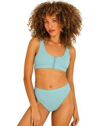 Dippin' Daisy's - Wave Front Zipper Closure Bikini Top - Lyst