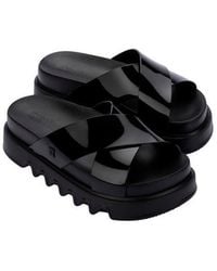 Melissa - Cozy Cross Platform Slide Sandal - Lyst