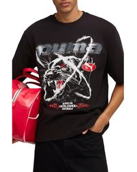 PUMA - Tech-X Washed Cotton T-Shirt - Lyst